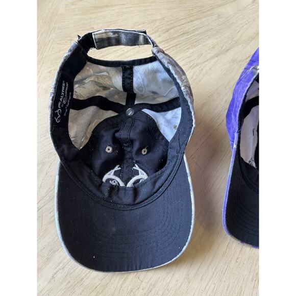 3* Camo Hats Purple Blue Hunting Fishing Caps Distressed Realtree 3 Baseball Hat - Picture 7 of 15